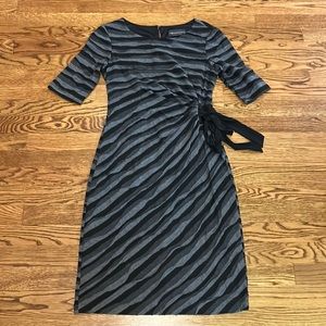 Sleeved cinched dress
